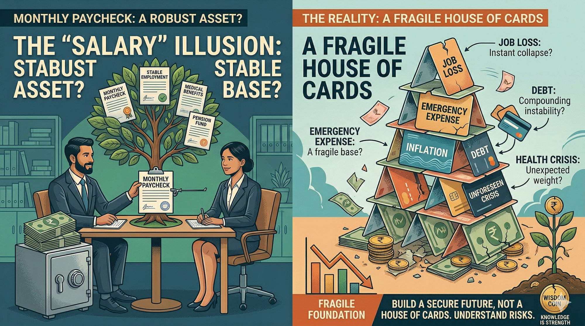 The "Salary" Illusion: Why Your Monthly Paycheck is a Fragile House of Cards