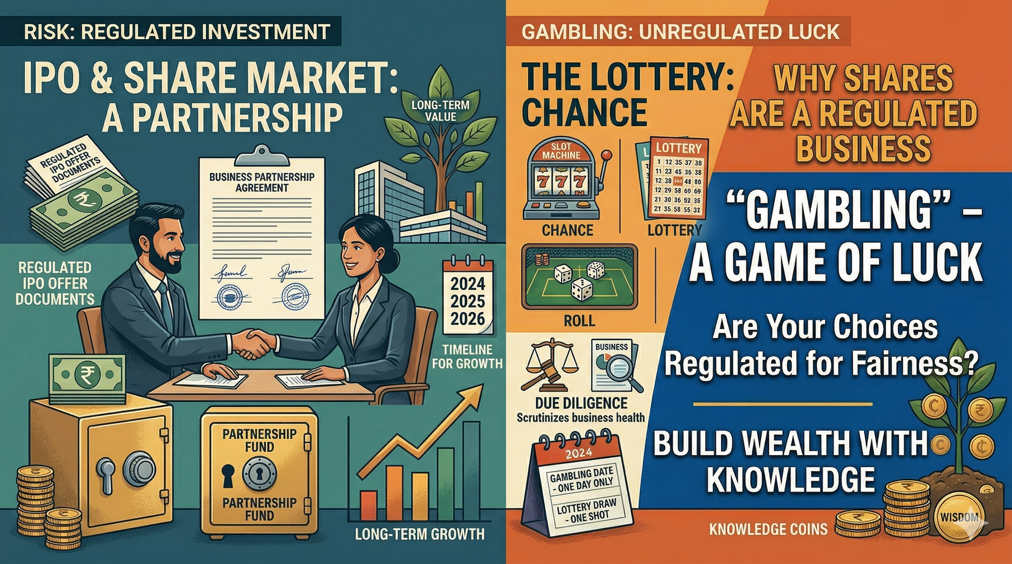 Risk vs. Gambling: Why the Share Market is a Business Partnership, Not a Lottery