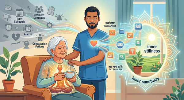 Finding Stillness in a Busy Career: Applying Vedic principles to the life of a Personal Care Worker.