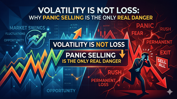 Volatility Is Not Loss: Why Panic Selling Is the Only Real Danger